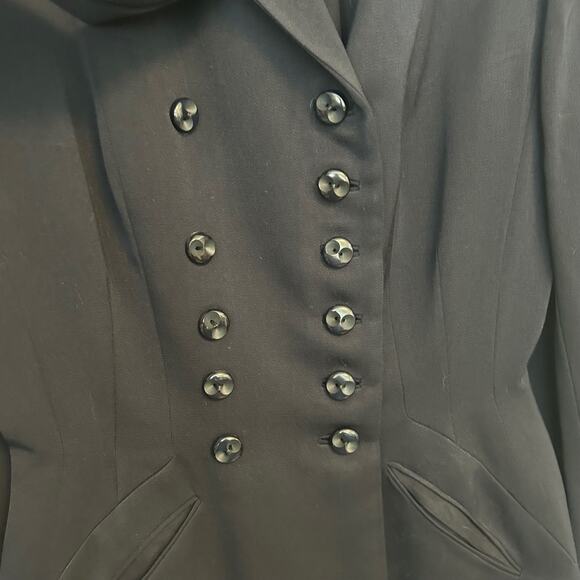 Dan Millstein New York Paris Vintage Dark Navy Blue Double Breasted Blazer - Picture 5 of 14